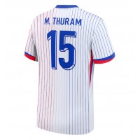 Camisa de Futebol França Marcus Thuram #15 Equipamento Secundário Europeu 2024 Manga Curta